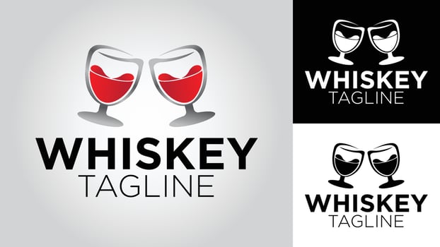 Wine Business Vector Logo Design