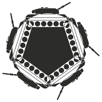 Tank badge. Abstract emblem. Green insignia. PNG Illustration.
