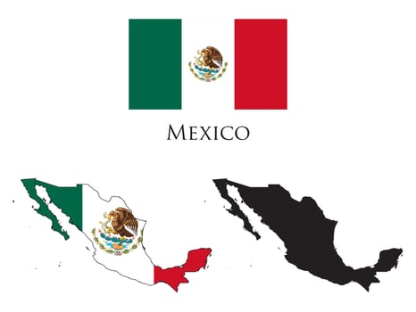 zambia Flag and map illustration vector