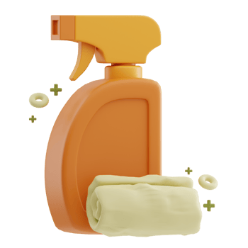 Cleaning Tools grocery 3D illustration png