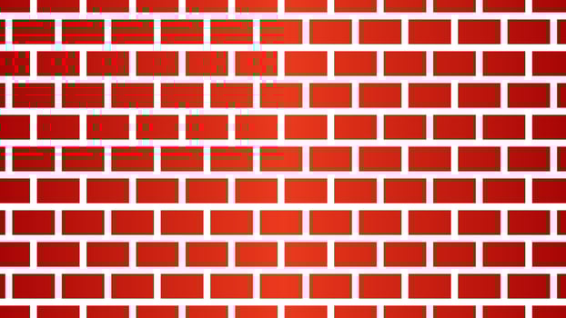 Pattern of red brick wall. Illustration of geometric pattern with red color. Pattern of rectangle shape for background, layout, texture, template, decoration or wallpaper in graphic design vector