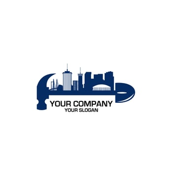 New Orleans Construction Logo Design Vector