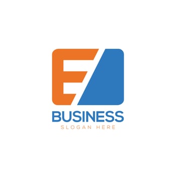 Creative Letter E And D Letter Logo Design, Best Concept, And White Background With Two Color Logo. Creative Minimal Hi-Quality Business Company Letter ED Logo Design Template. vector