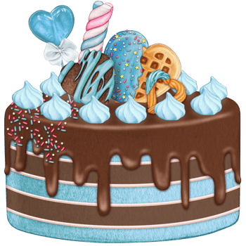 watercolor lovely cake png