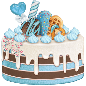 watercolor lovely cake png