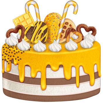 watercolor lovely cake png