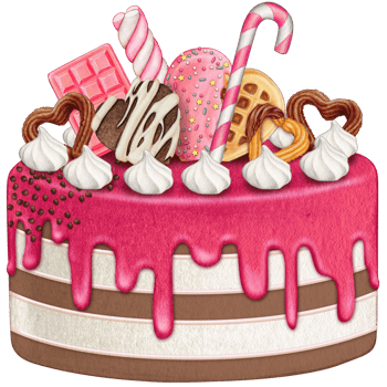watercolor lovely cake png