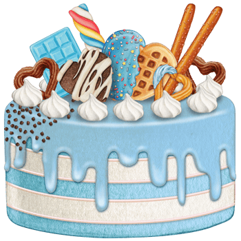 watercolor lovely cake png