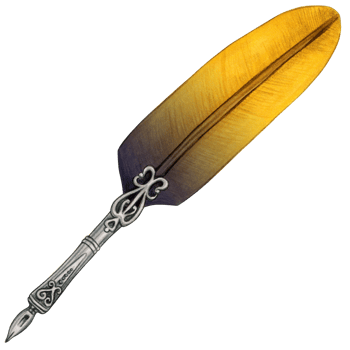 watercolor calligraphy fountain pen png