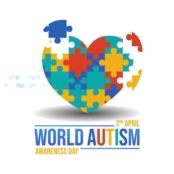 World autism awareness day. vector