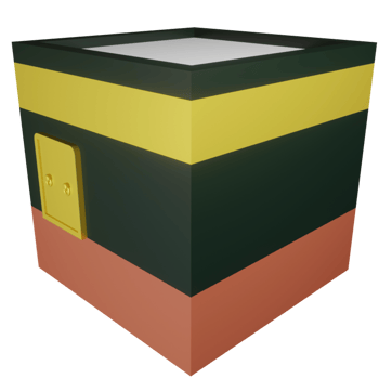 3D Rendering Kaaba Mecca Isolated for Islamic Design Illustration png