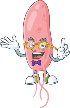 Vibrio cholerae Cartoon character vector