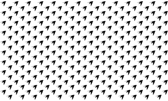 Flying Swallows, Martins, Saw Wings, or Hirundinidae Bird Silhouette for Motifs Pattern. Animal Print Series for Decoration, Ornate, Background, Wallpaper, Fashion, Website, or Graphic Design Element vector