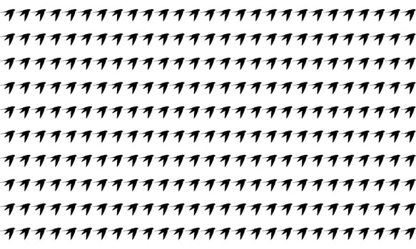 Flying Swallows, Martins, Saw Wings, or Hirundinidae Bird Silhouette for Motifs Pattern. Animal Print Series for Decoration, Ornate, Background, Wallpaper, Fashion, Website, or Graphic Design Element vector
