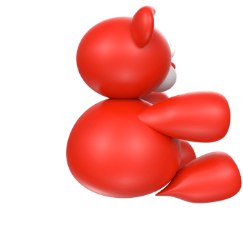 Teddy bear isolated on transparent png