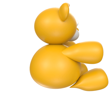 Teddy bear isolated on transparent png