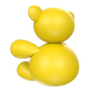Teddy bear isolated on transparent png