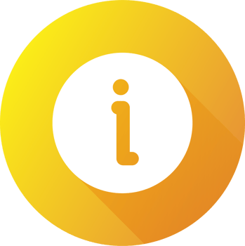 Info icon in flat design style. Information sign illustration. png