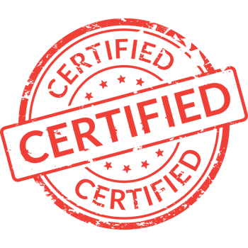 CERTIFIED, grunge rubber stamp png