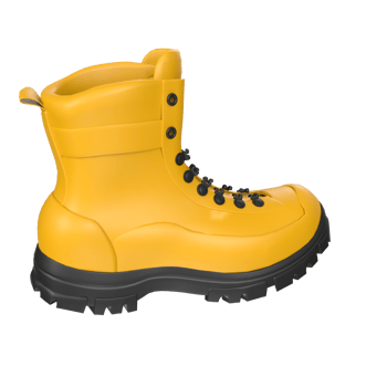 Boot isolated on transparent png