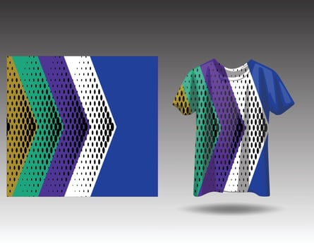 Tshirt sports design for racing  jersey  cycling  football  gaming vector