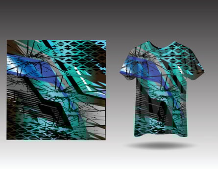 Tshirt sports design for racing  jersey  cycling  football  gaming vector
