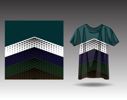 Tshirt sports design for racing  jersey  cycling  football  gaming vector