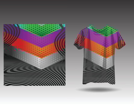 Tshirt sports design for racing  jersey  cycling  football  gaming vector