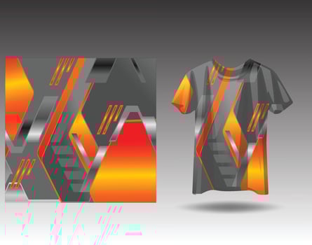 Tshirt sports design for racing  jersey cycling  football  gaming vector