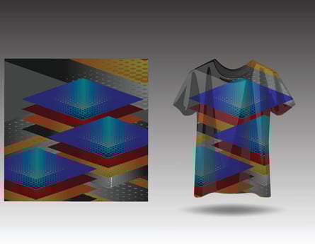 Tshirt sports design for racing  jersey cycling  football  gaming vector