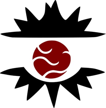 black sun cion vector
