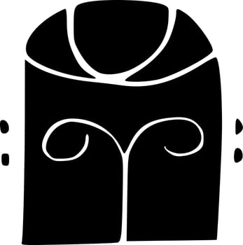black logo icon vector