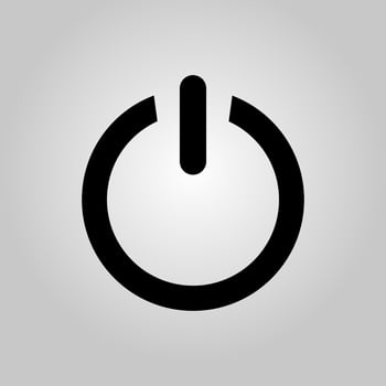 Shut Down icon. Power On Off sign. Vector illustration