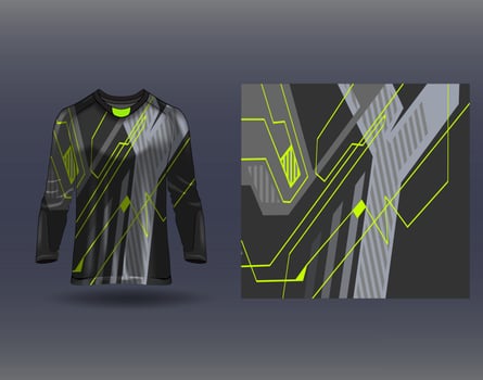 Tshirt sports design for racing  jersey  cycling  football  gaming vector