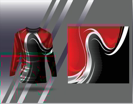Tshirt sports design for racing  jersey  cycling  football  gaming vector