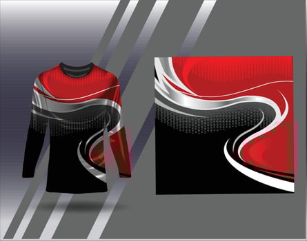 Tshirt sports design for racing  jersey  cycling  football  gaming vector