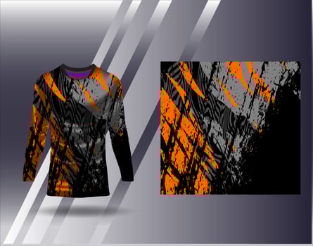 Tshirt sports design for racing  jersey  cycling  football  gaming vector