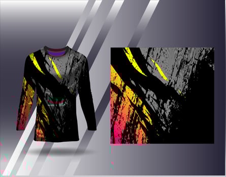 Tshirt sports design for racing  jersey  cycling  football  gaming vector