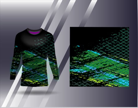 Tshirt sports design for racing  jersey  cycling  football  gaming vector