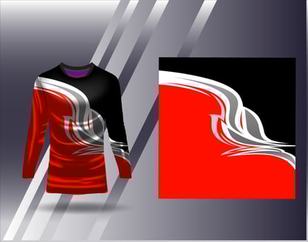 Tshirt sports design for racing  jersey  cycling  football  gaming vector