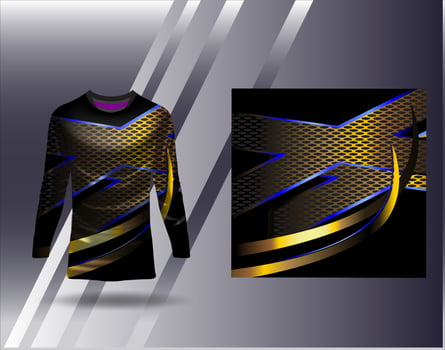 Tshirt sports design for racing  jersey  cycling  football  gaming vector