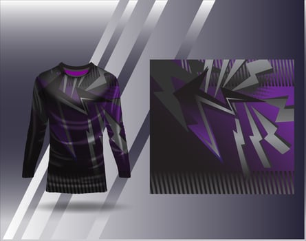 Tshirt sports design for racing jersey cycling football gaming vector