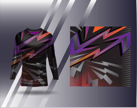 Tshirt sports design for racing jersey cycling football gaming vector