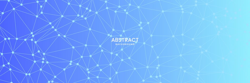 abstract colorful geometric background with triangle shape pattern and molecular vector