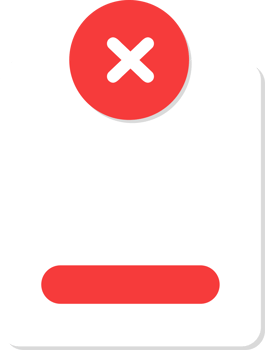 Success and Error info message abstract ui banners. Yes and No, Accepted and Denied . Continue and Try again buttons. png