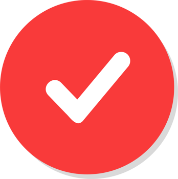 Checkmark and check icon. approve or deny line art  for apps and websites and ui ux. png