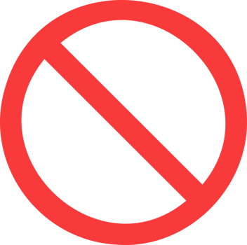 red prohibition sign plate. png