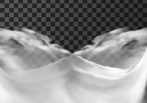White cloud border, weather meteo frame vector