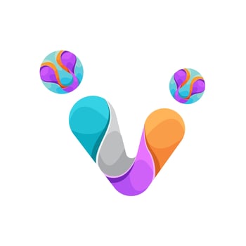 Community logo icon vector isolated, Community people Logo, Abstract Community Logo, Abstract crown people colorful logo icon design