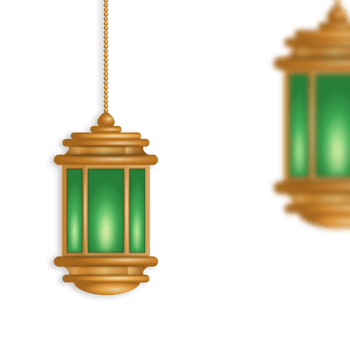 Islamic lantern for ramadan or eid ornament or islamic festival png